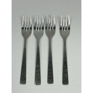Stanley Roberts Rogers Co Salad Forks Stainless Steel CASA VISTA Lot of 4